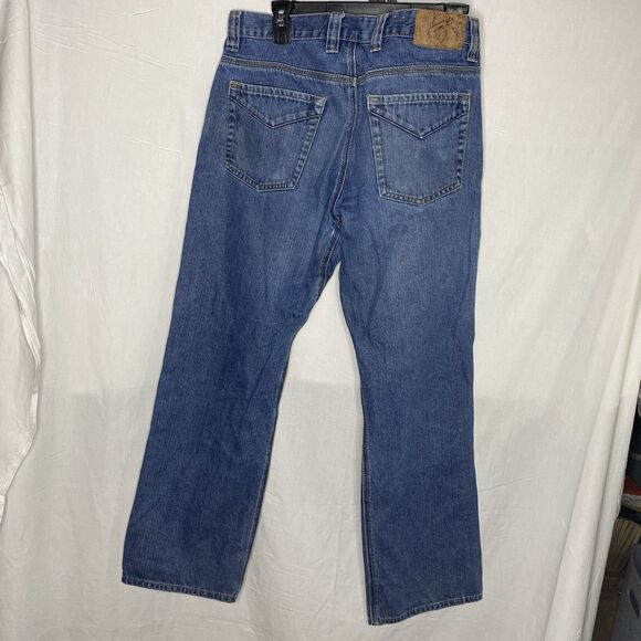MOUNTAIN KHAKIS Jeans Jackson Hole Straight Denim Medium Wash Mens 34x30 Blue - Picture 2 of 11